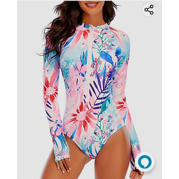 NWOT BELILY WOMENS ONE PIECE SWIMSUIT - Picture 4 of 5